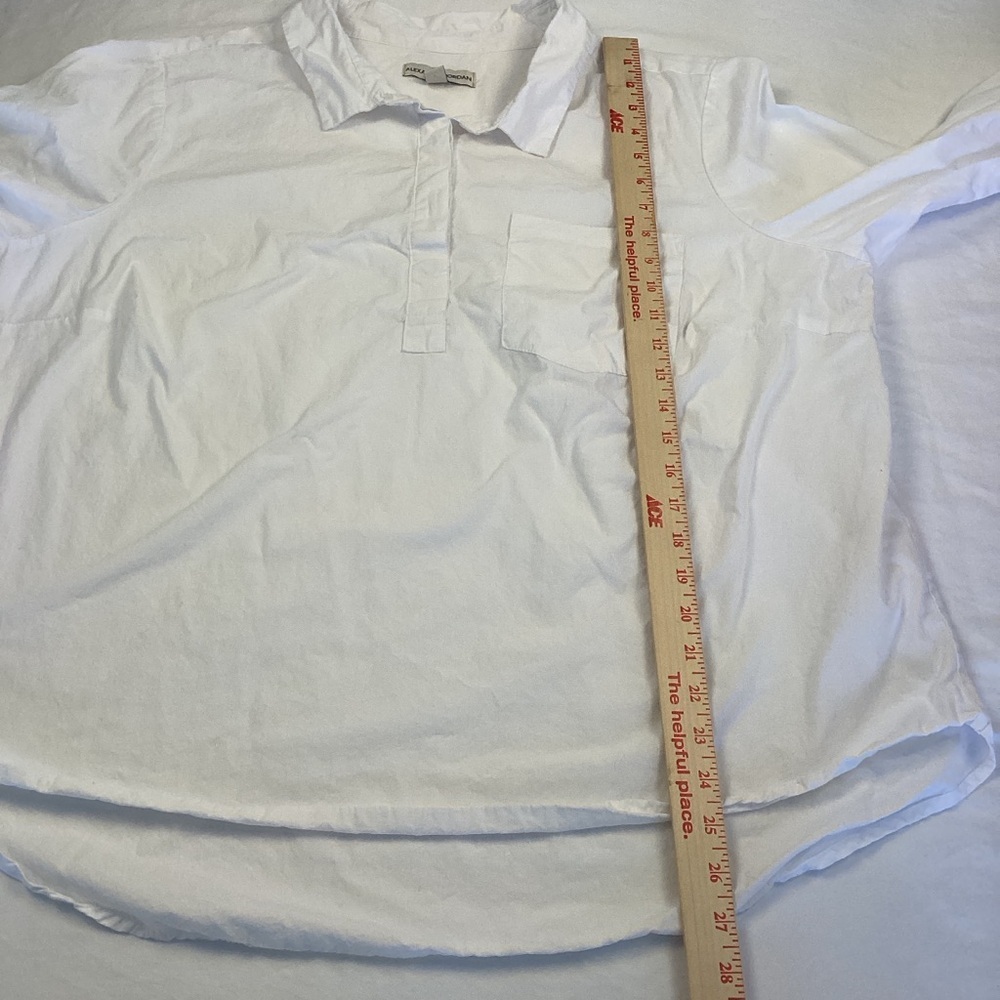 Alexander Jordan White Women's Tunic Top Sz 1X - Picture 5 of 10